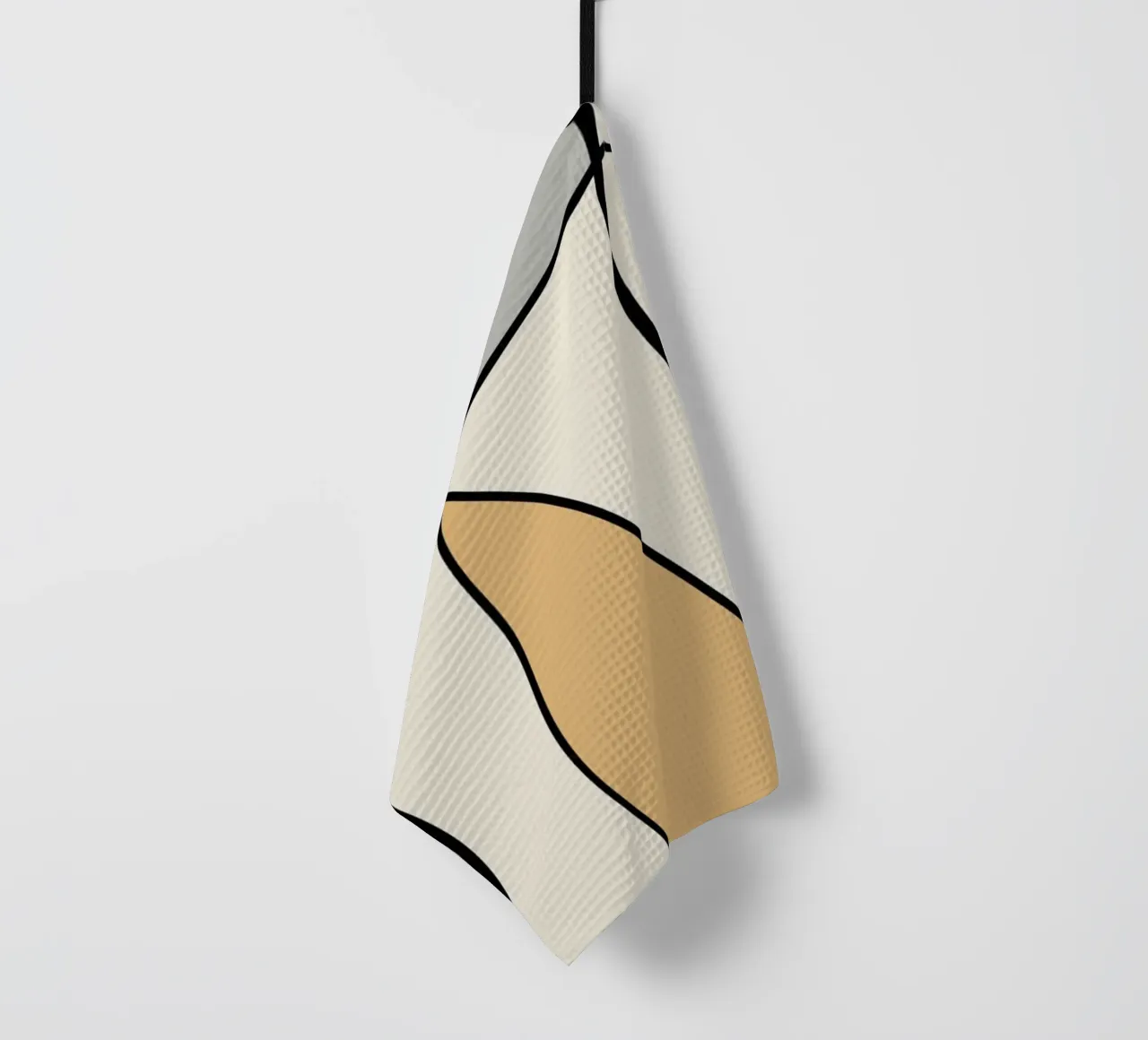 Minimal graceful line art abstract 07 canovaccio da cucina da Little Dean