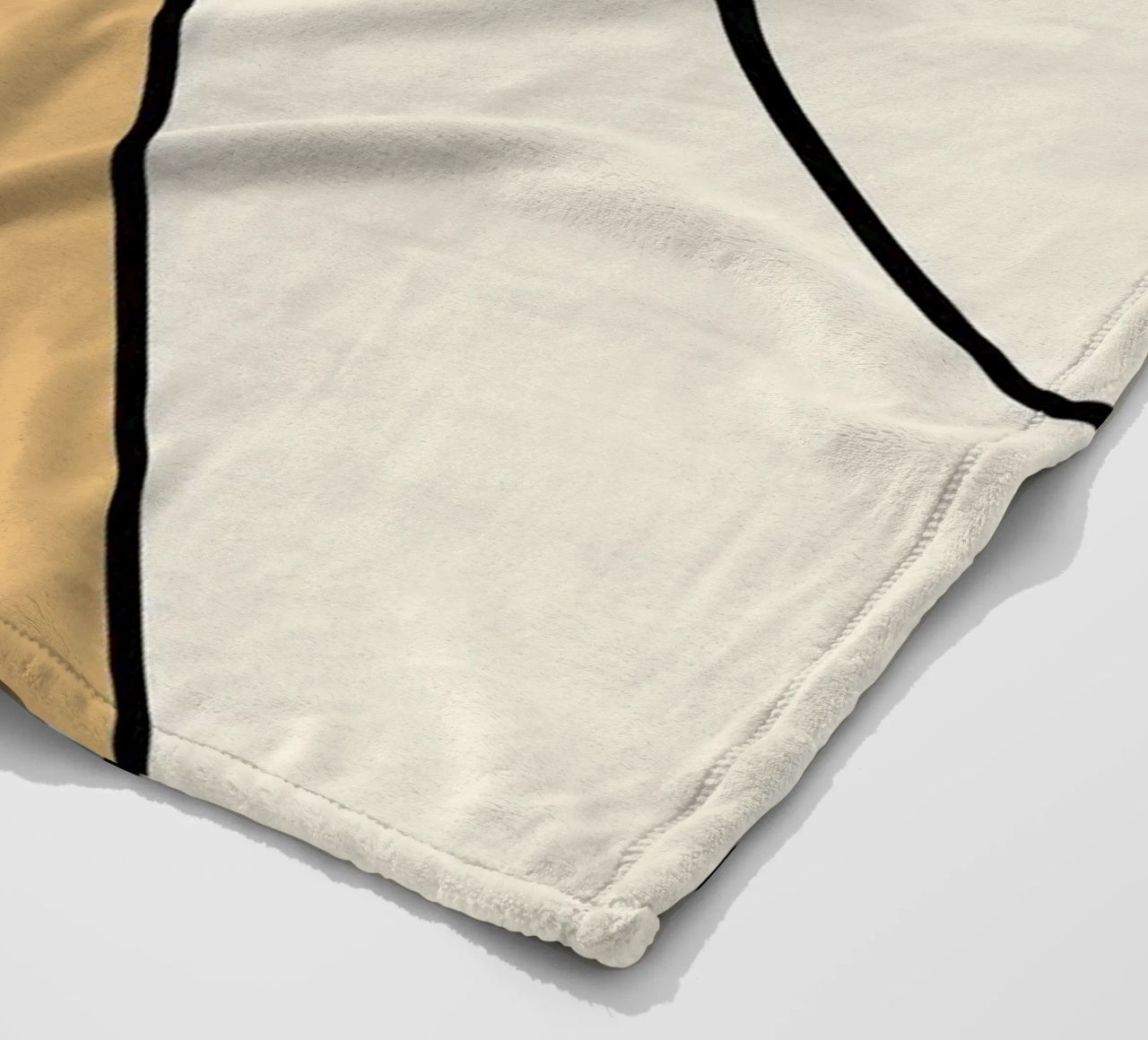 Minimal graceful line art abstract 07 coperta in pile da Little Dean