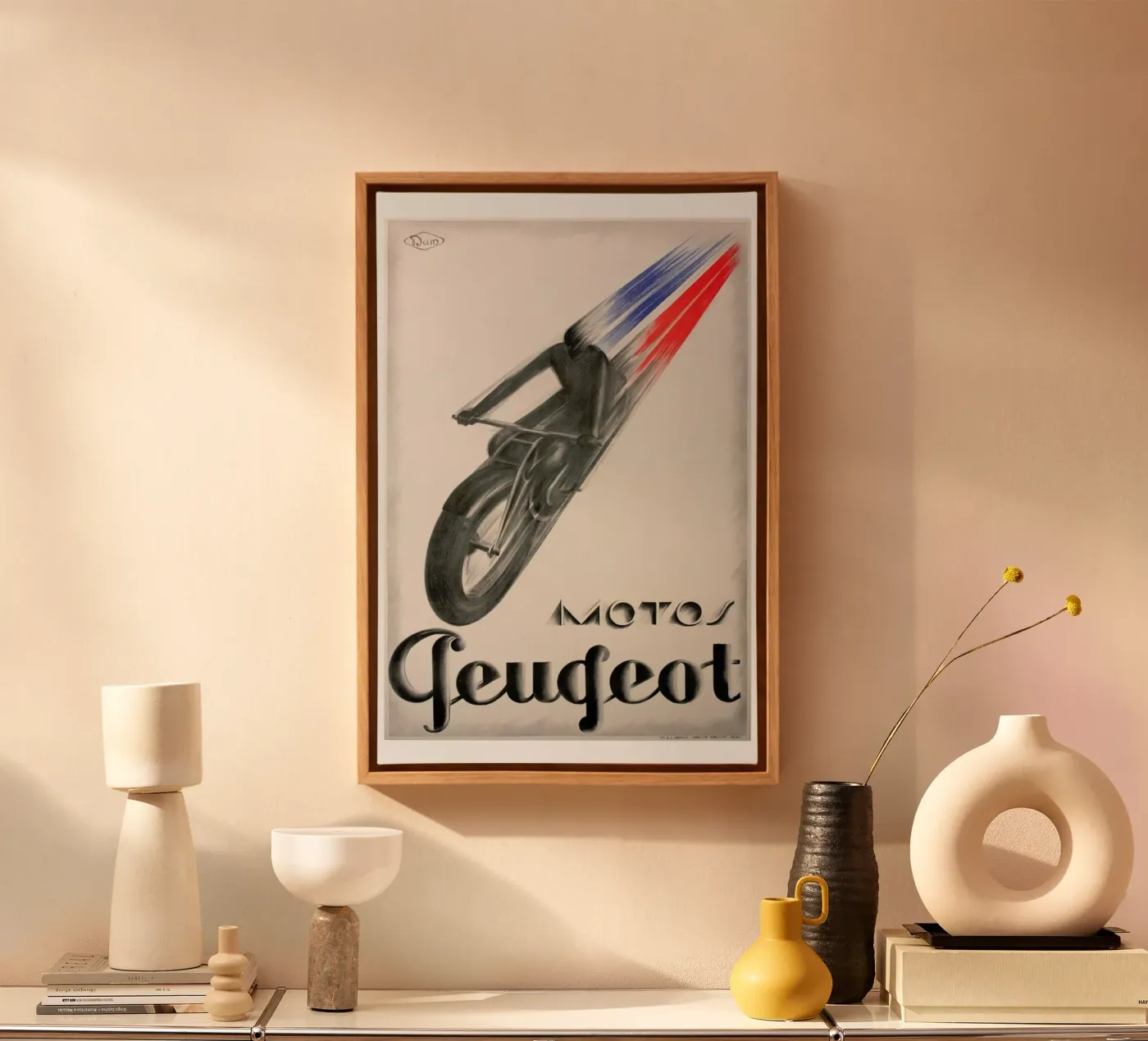 motorcycle2 canvas van Robert Livingston