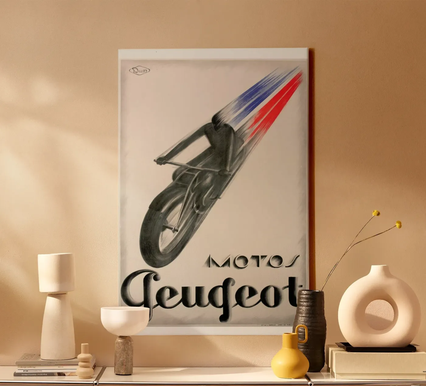 motorcycle2 canvas van Robert Livingston