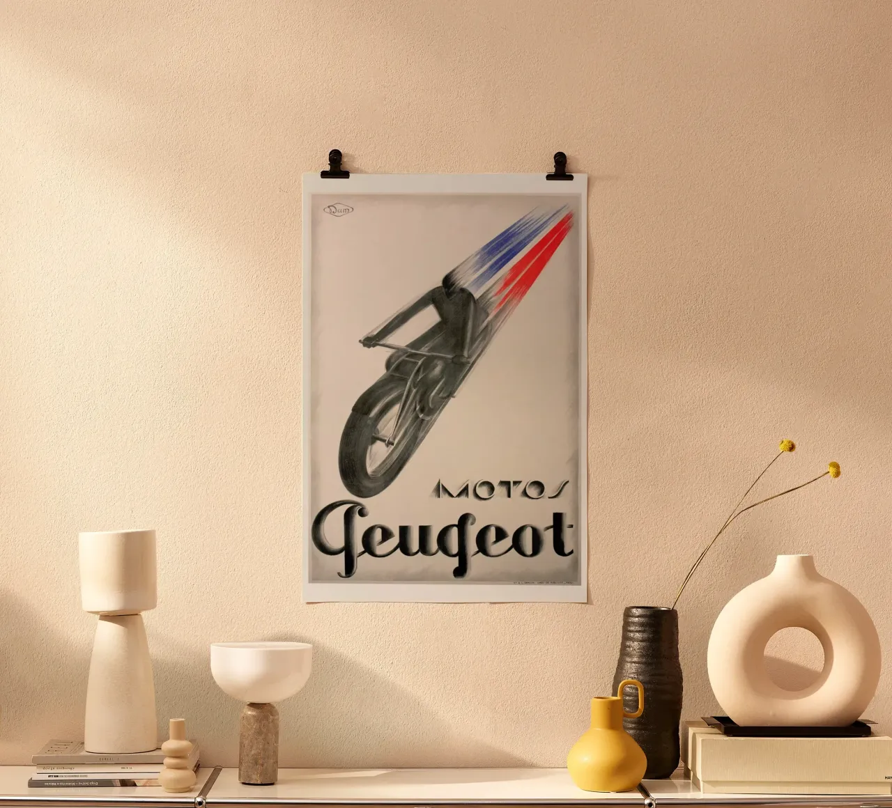 motorcycle2 poster by Robert Livingston