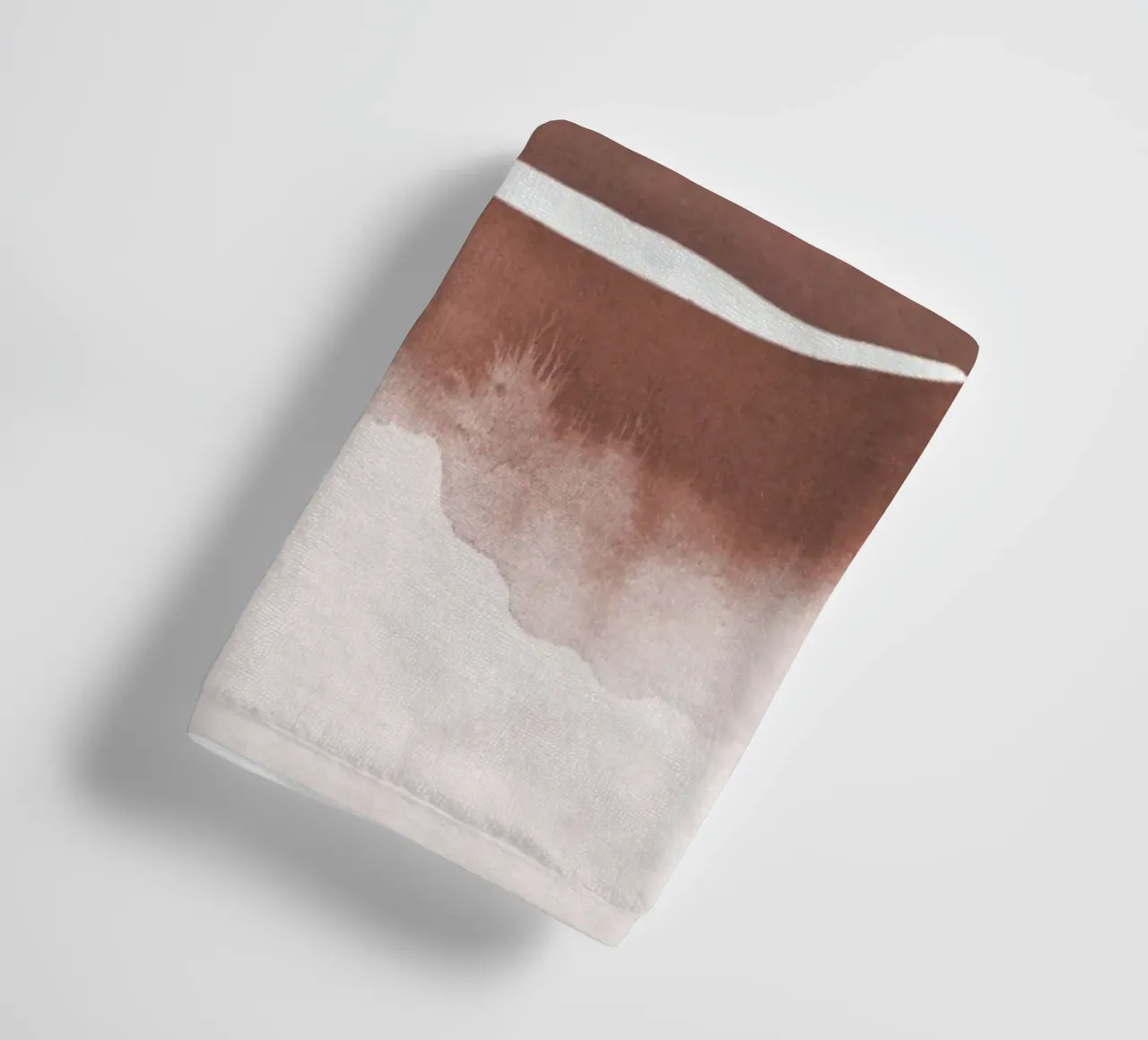 Paesaggio astratto ad acquerello 5 asciugamano da bagno da NouveauPrints