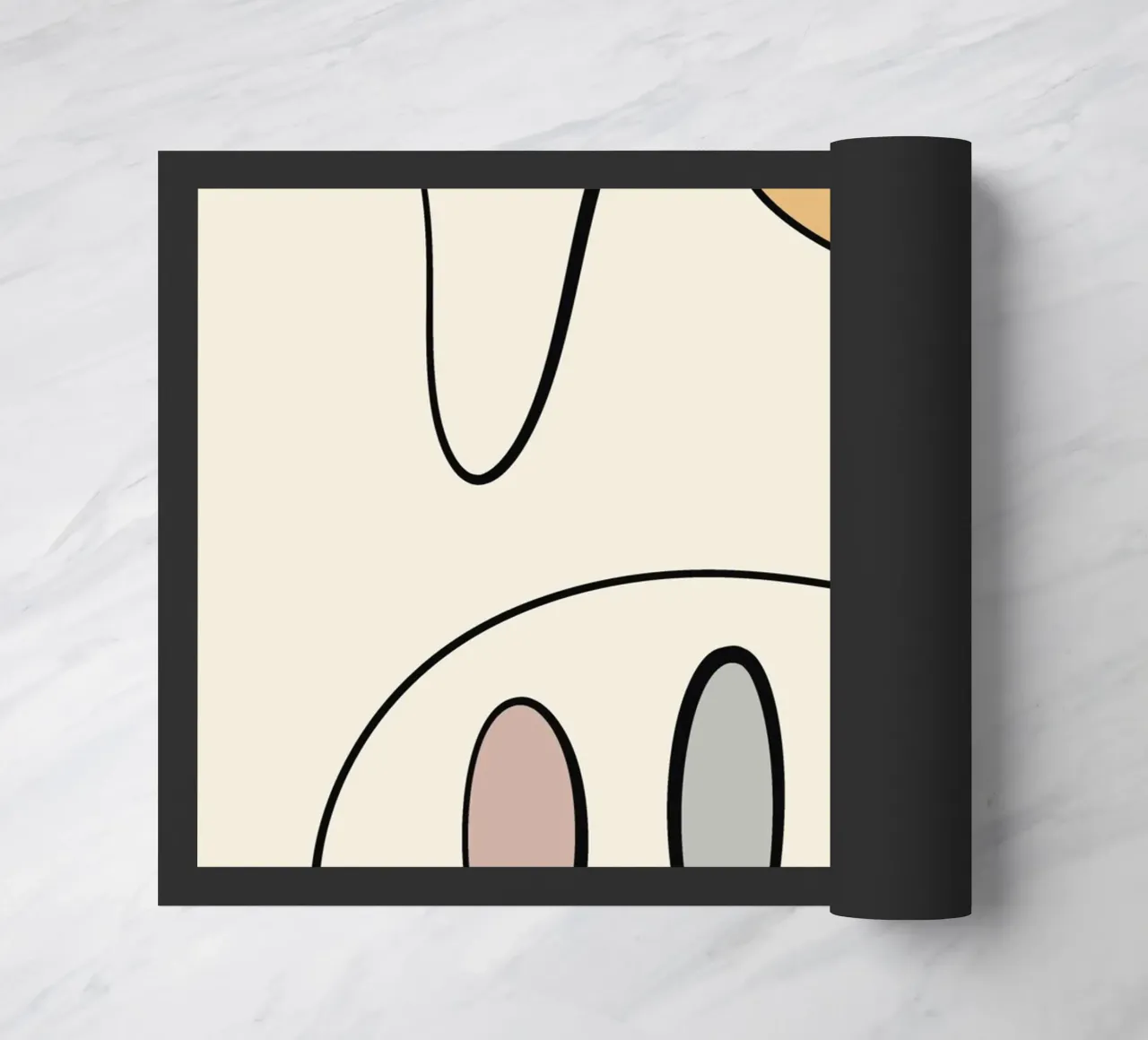 Minimal graceful line art abstract 06 zerbino da Little Dean