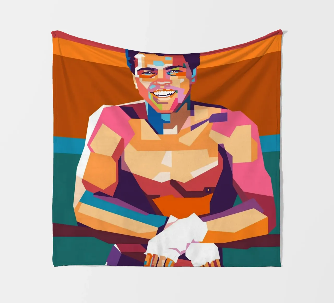 Il più grande Mohammad Ali coperta in pile da Hantamrata
