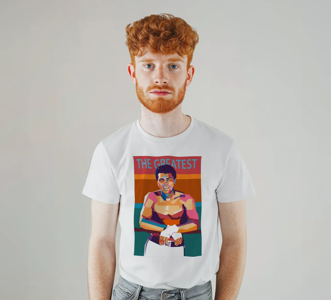 Il più grande Mohammad Ali t-shirt da Hantamrata
