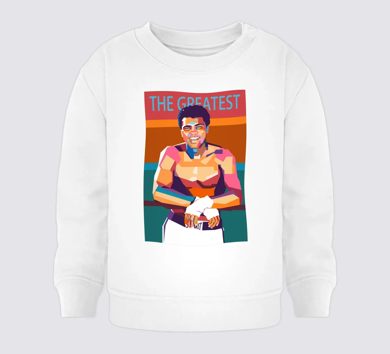 El más grande Mohammad Ali sudadera de bebé de Hantamrata