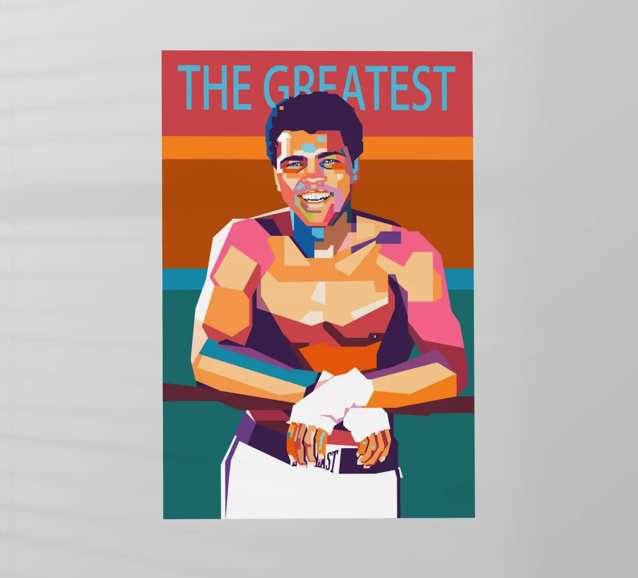 Il più grande Mohammad Ali pellicola backlit da Hantamrata