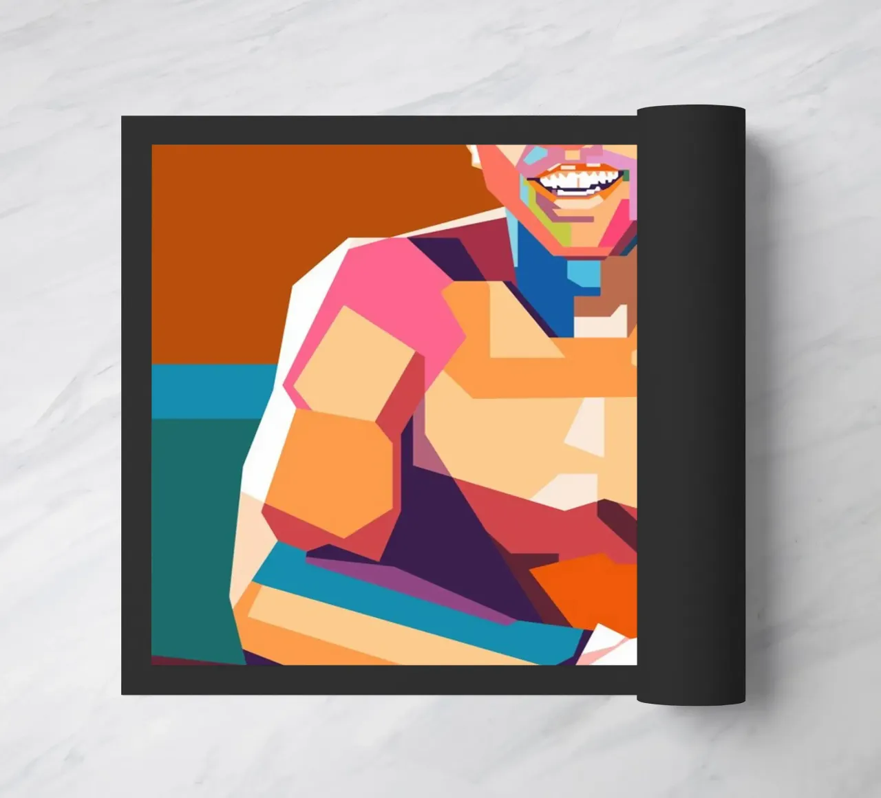 De grootste Mohammad Ali deurmat van Hantamrata