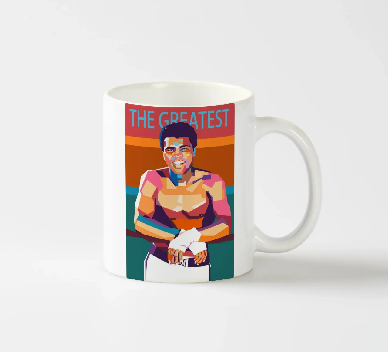 Der großartigste Mohammad Ali Keramik Tasse von Hantamrata