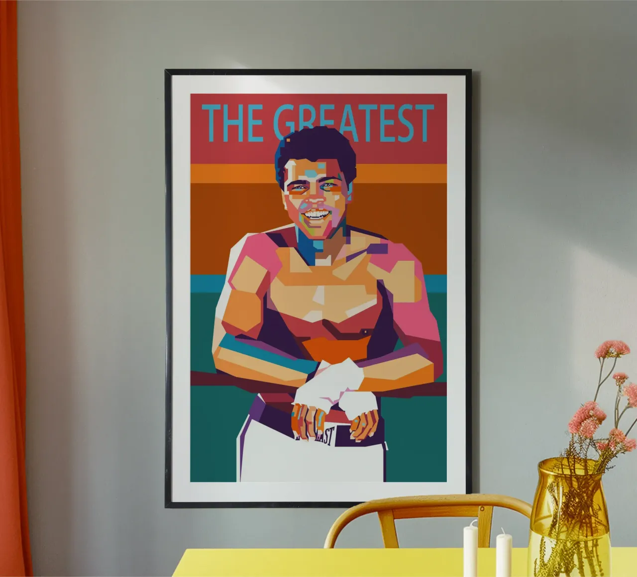 Il più grande Mohammad Ali poster da Hantamrata