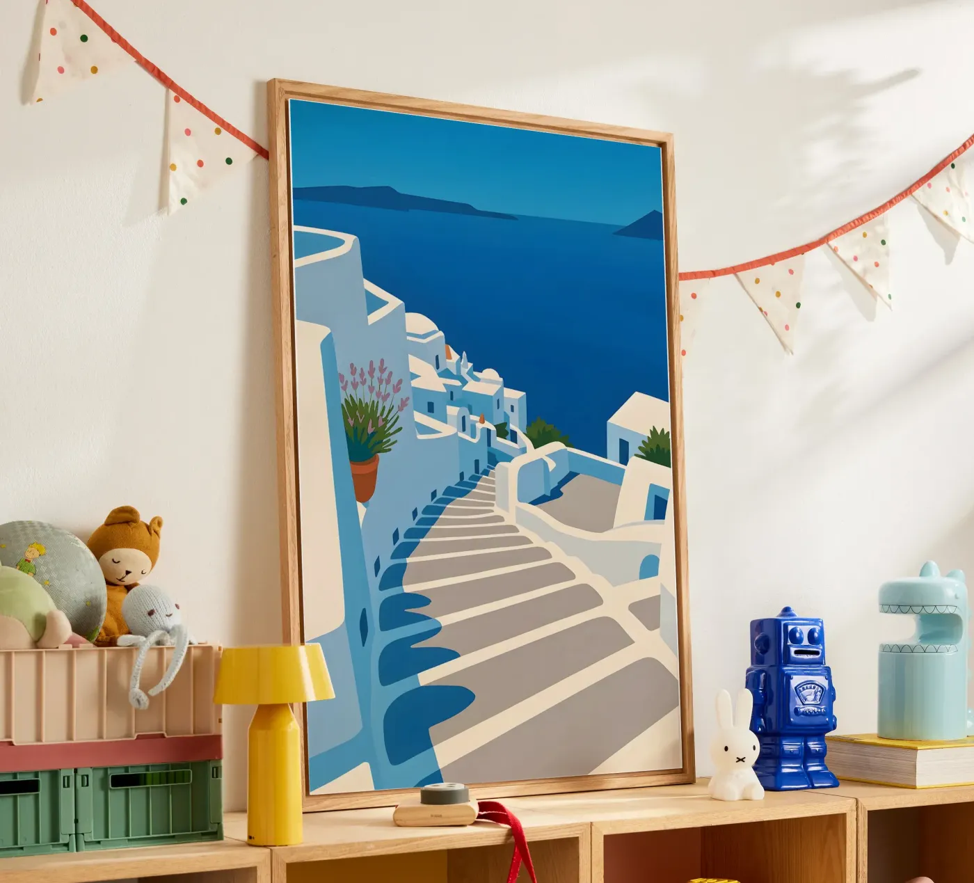 Santorini Greece plexiglass da Aquarevo
