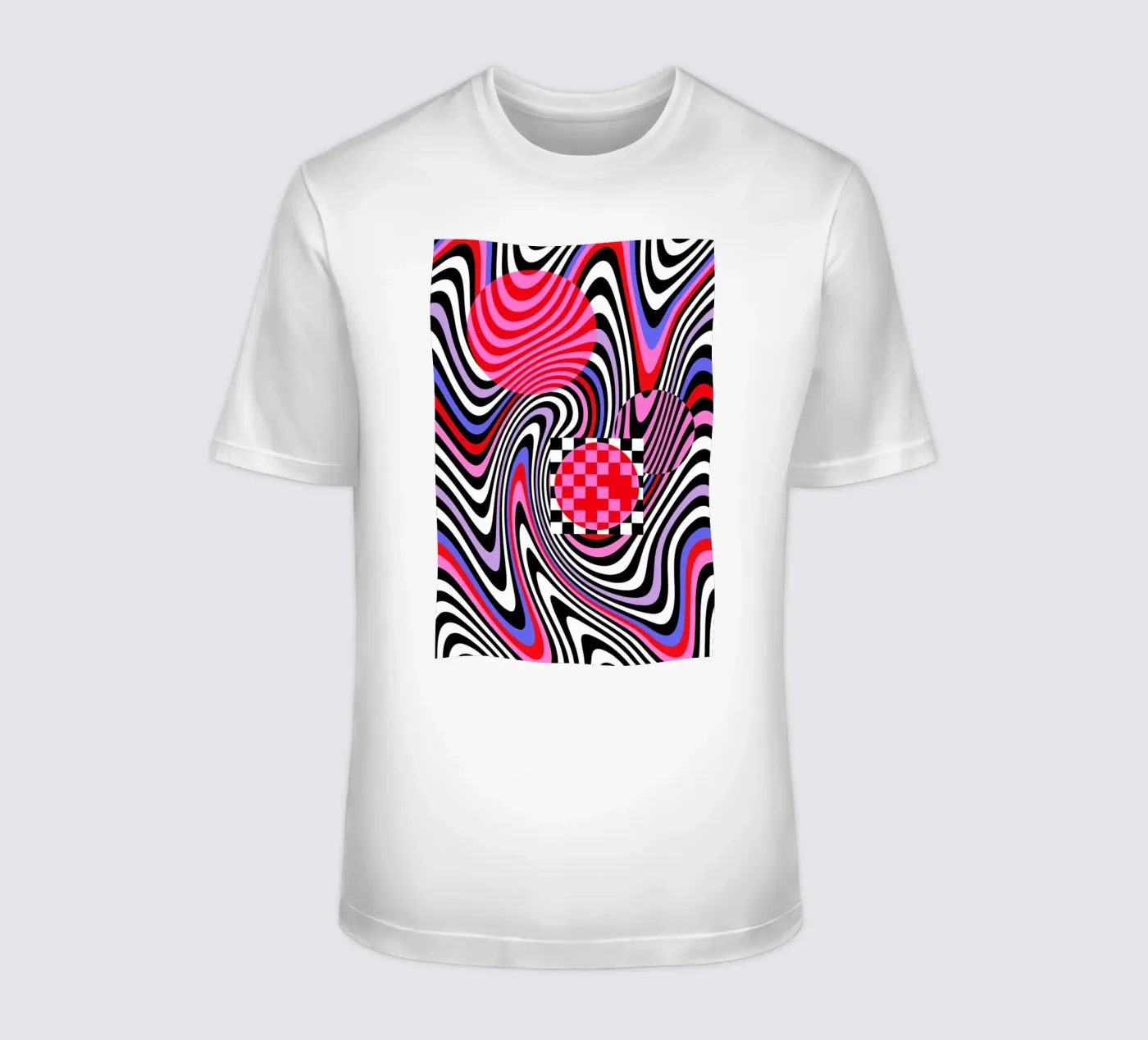 Optical Waves t-shirt da La Come Di