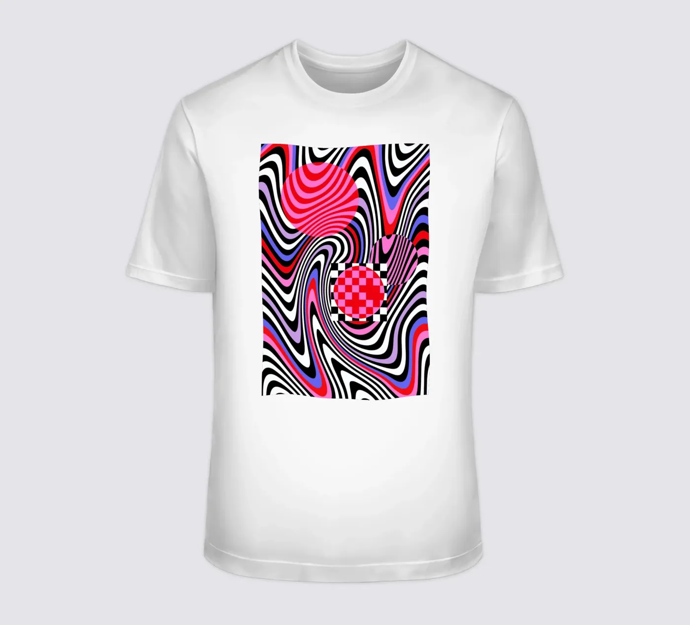 Optical Waves t-shirt da La Come Di
