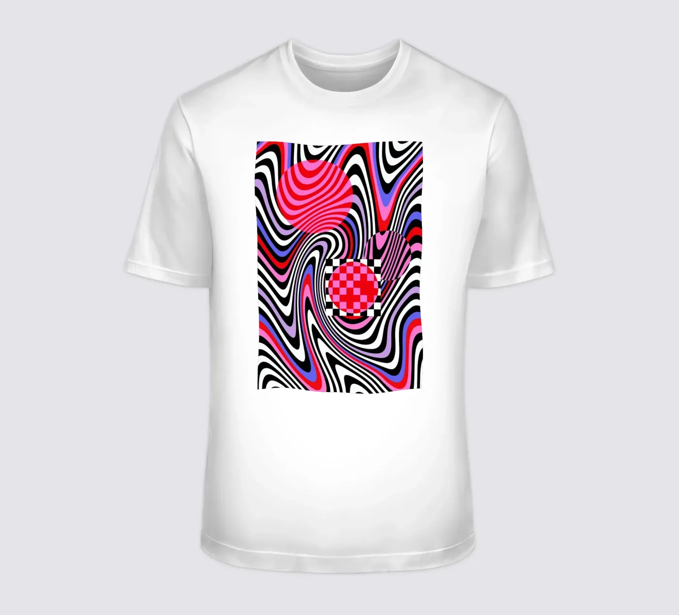 Optical Waves t-shirt da La Come Di