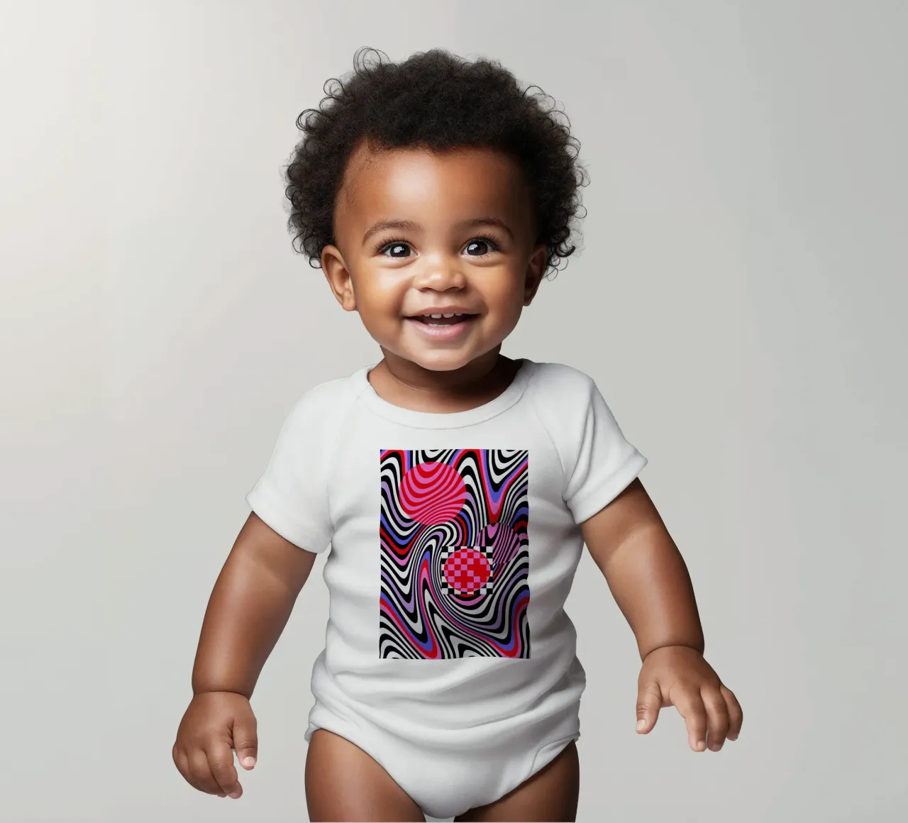 Optical Waves product.type.romper-short-sleeve-baby common.byCreator La Come Di