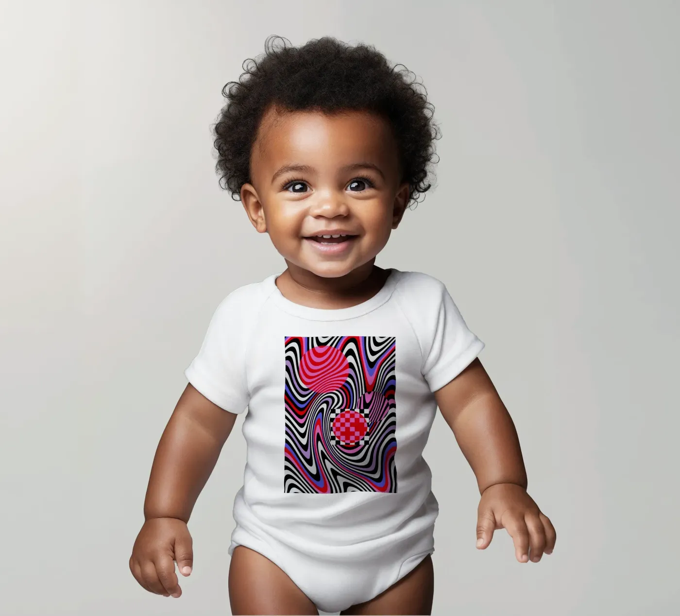 Optical Waves body bébé de La Come Di