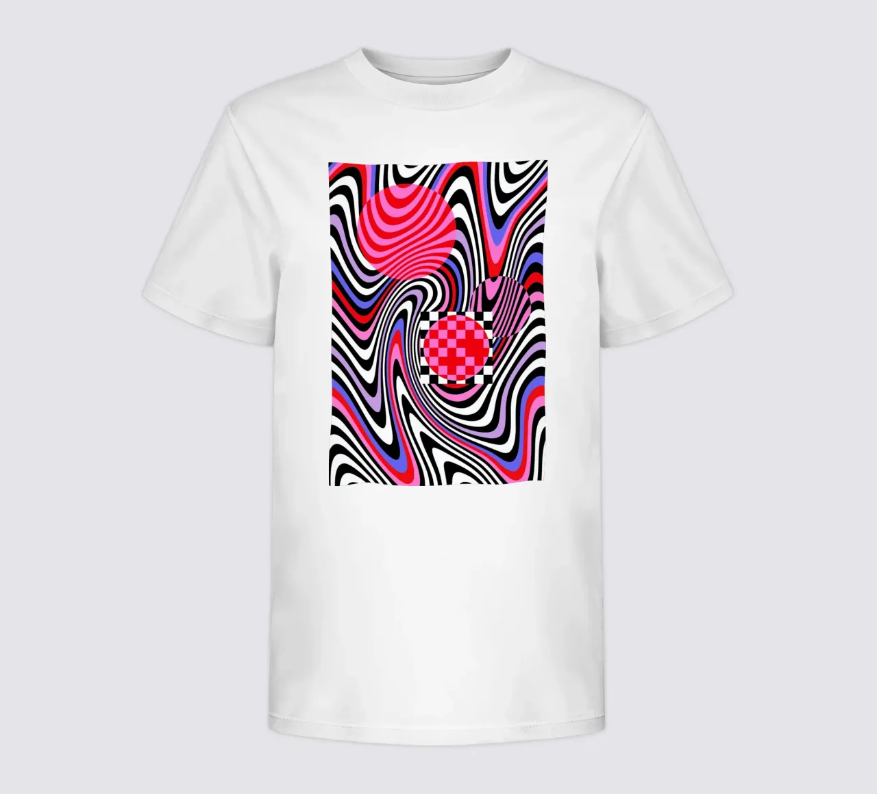 Optical Waves t-shirt bambini da La Come Di