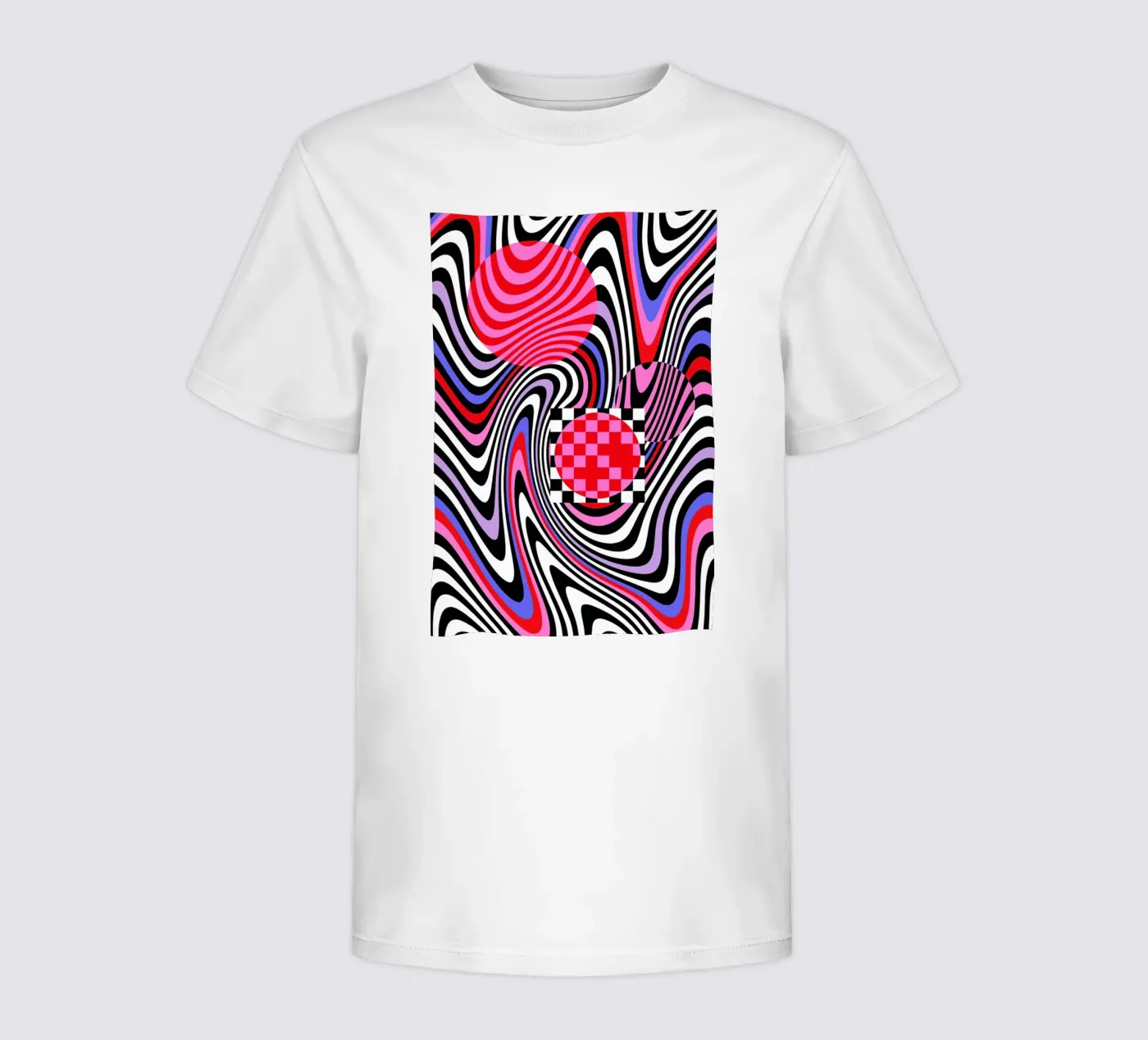 Optical Waves kinder t-shirt van La Come Di