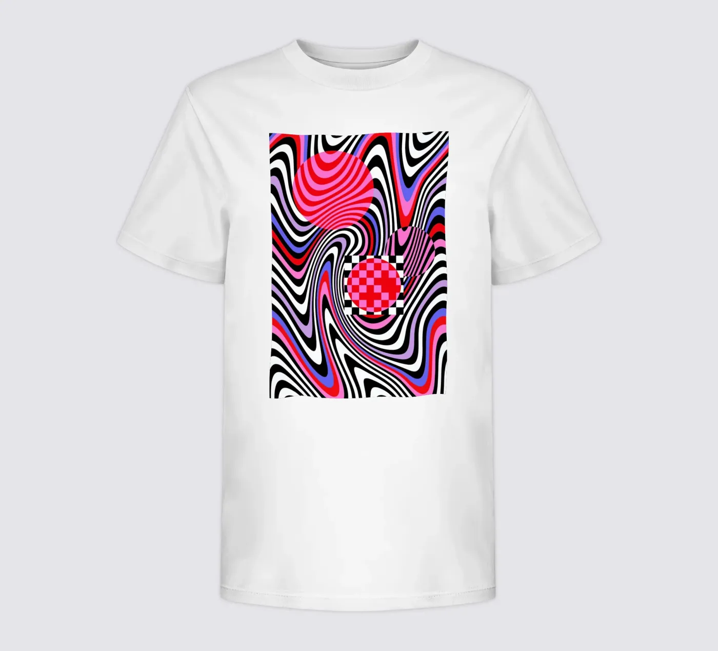 Optical Waves t-shirt bambini da La Come Di