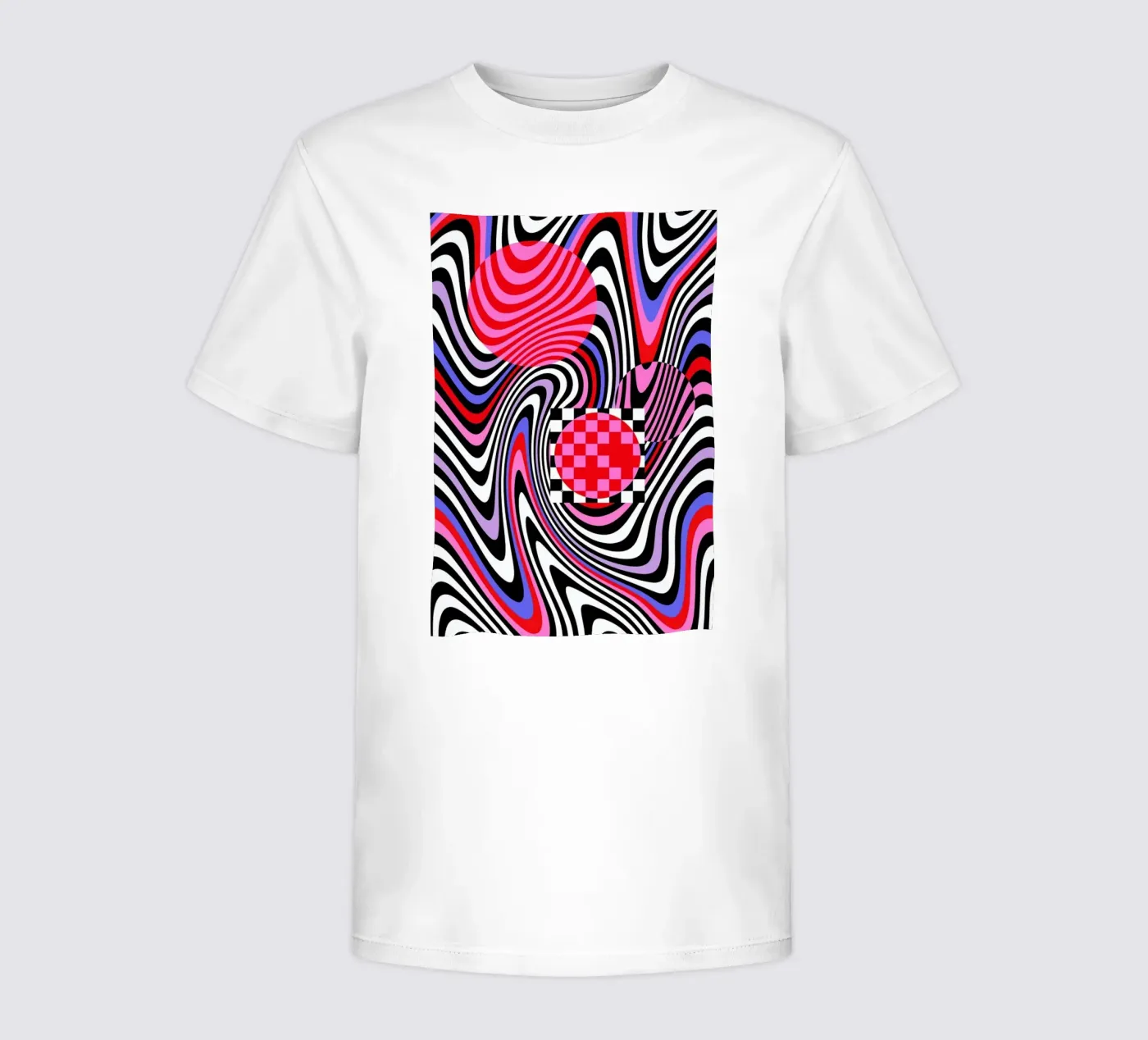 Optical Waves kinder t-shirt van La Come Di