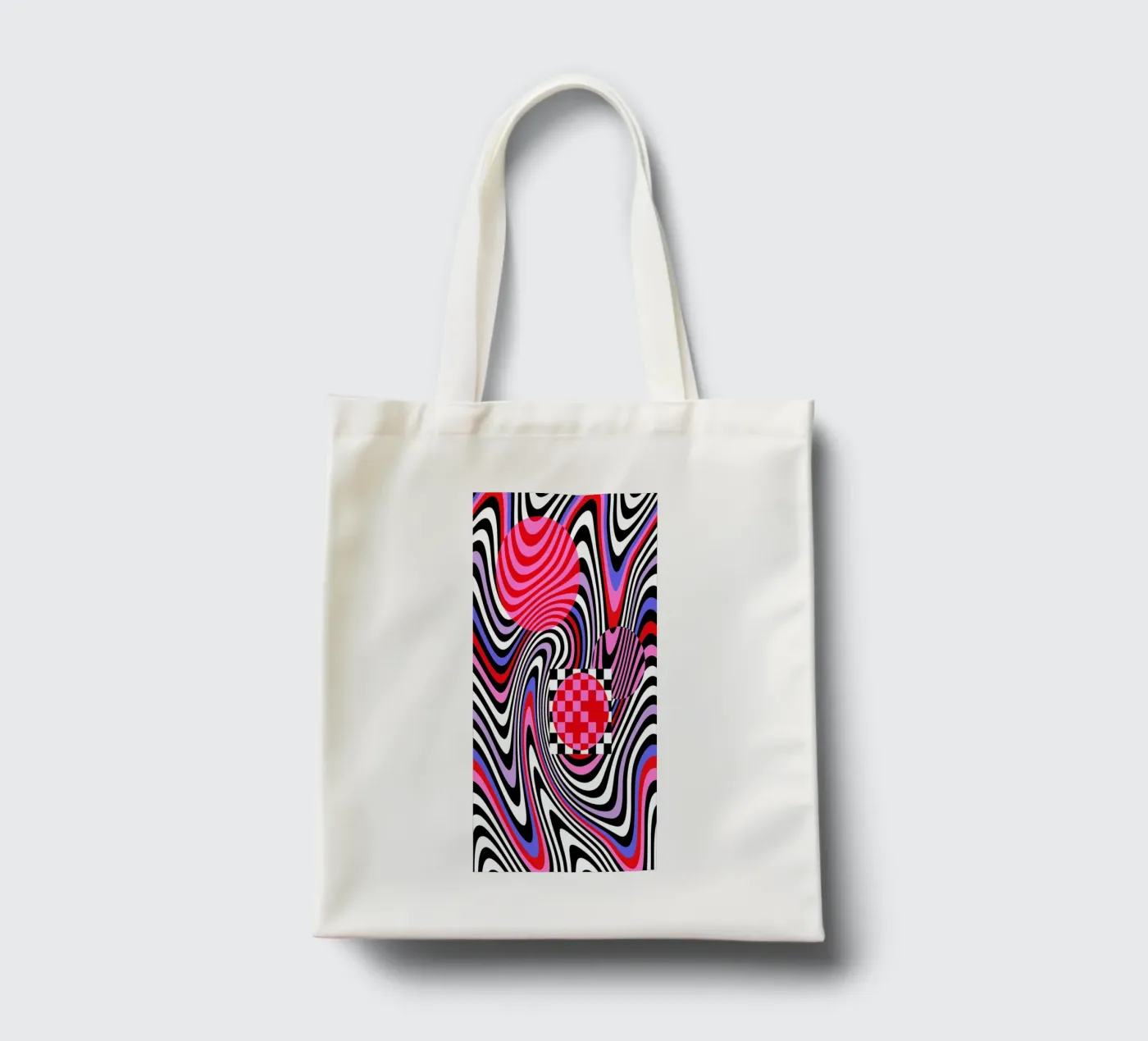 Optical Waves tote bag by La Come Di