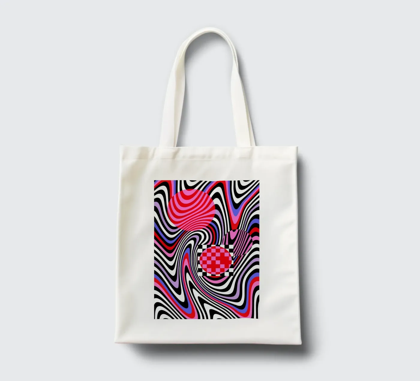Optical Waves tote bag by La Come Di