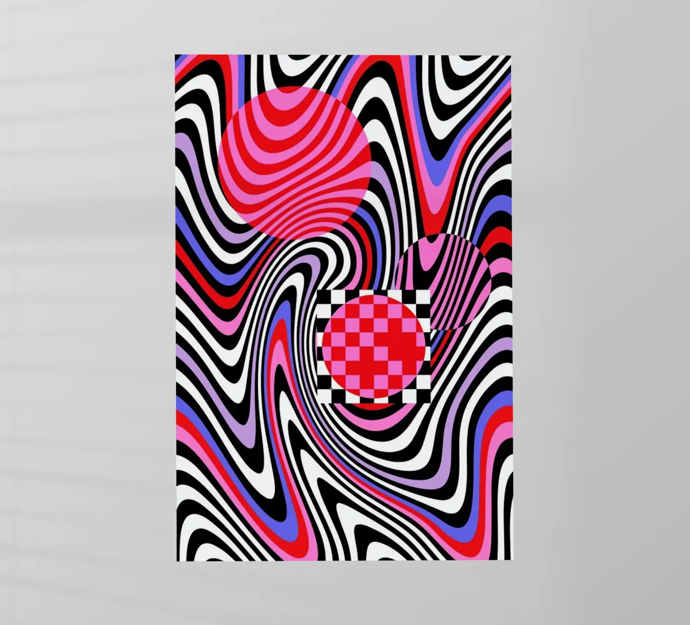 Optical Waves backlit folie van La Come Di