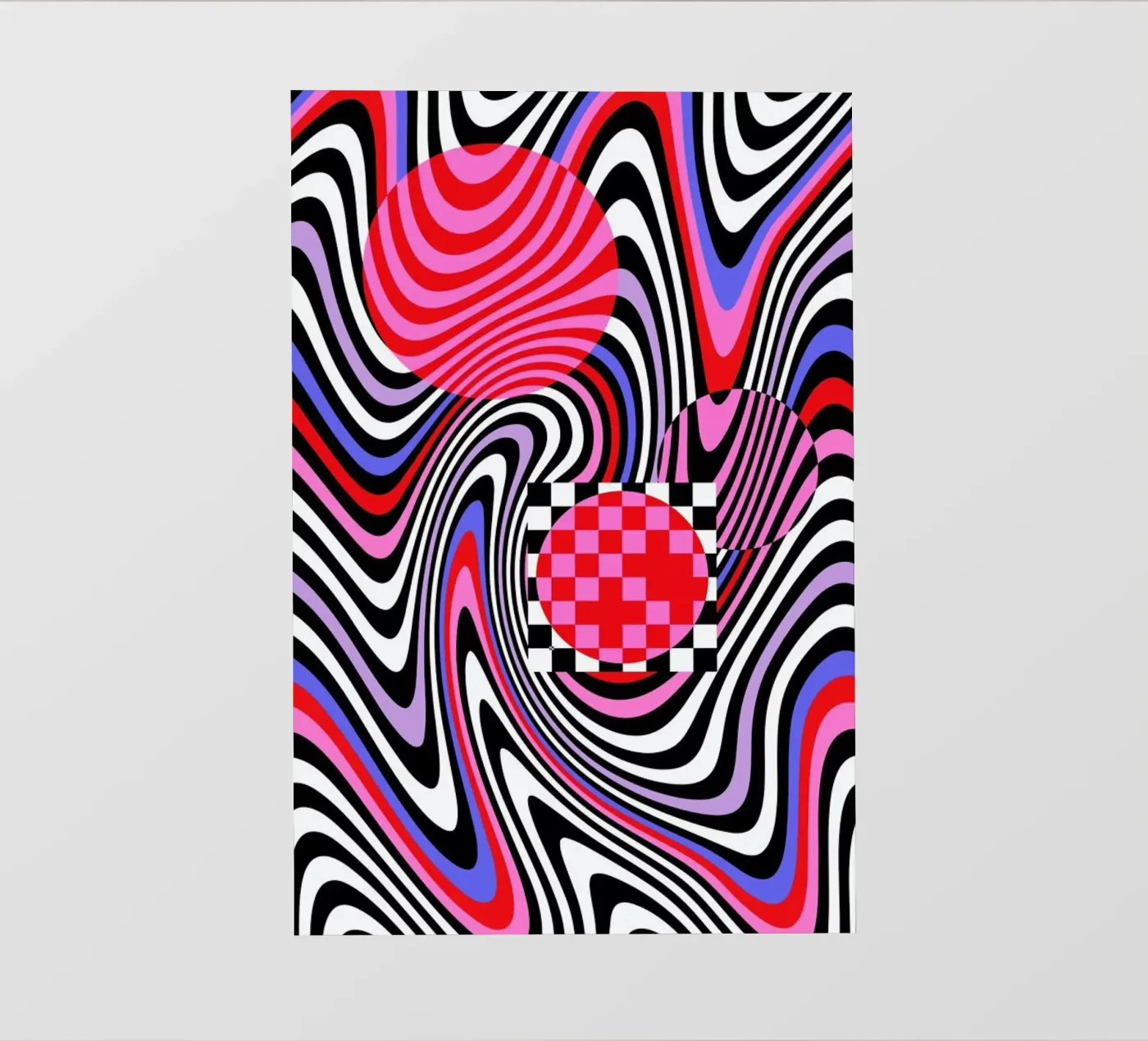 Optical Waves Backlit Folie von La Come Di