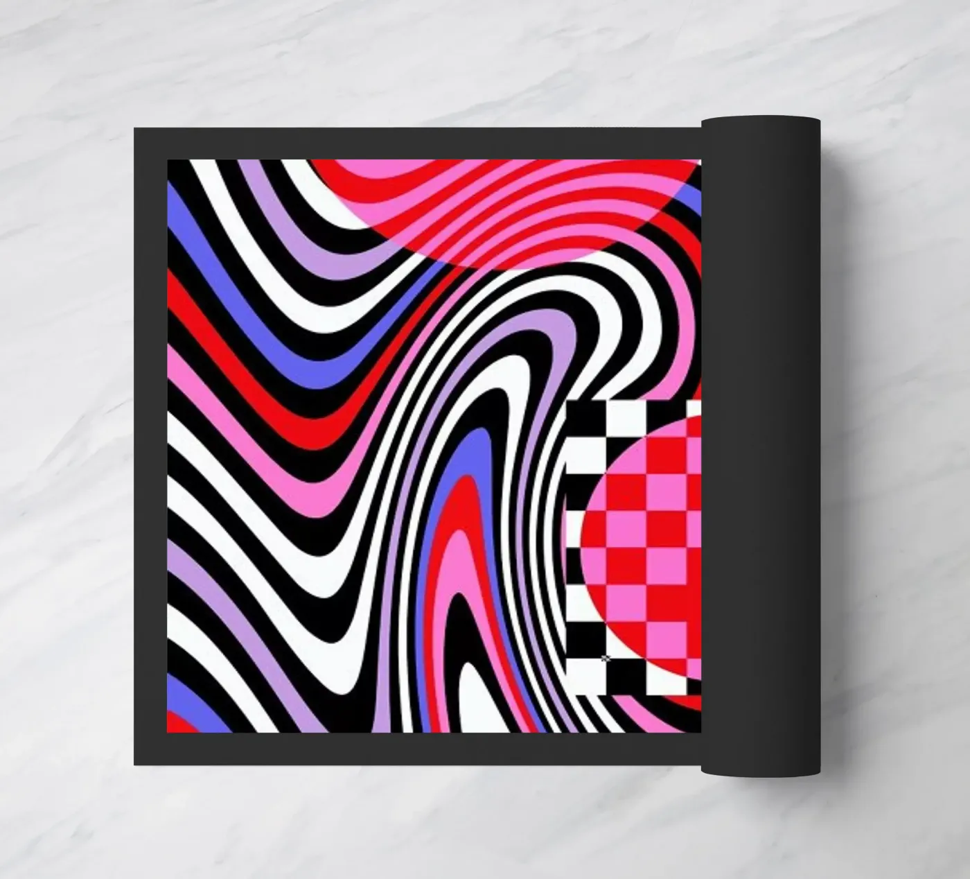 Optical Waves Fußmatte von La Come Di
