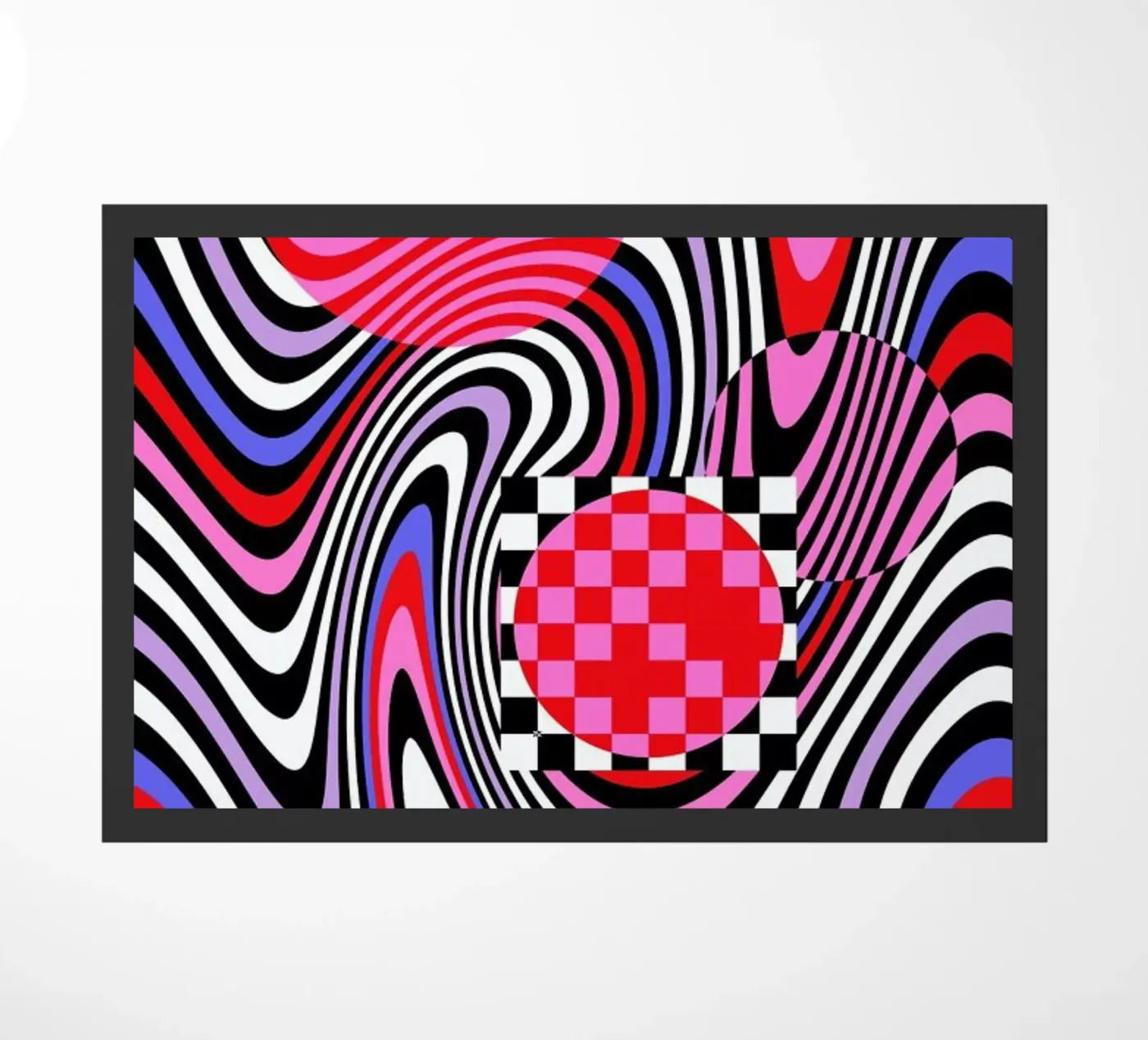 Optical Waves Fußmatte von La Come Di