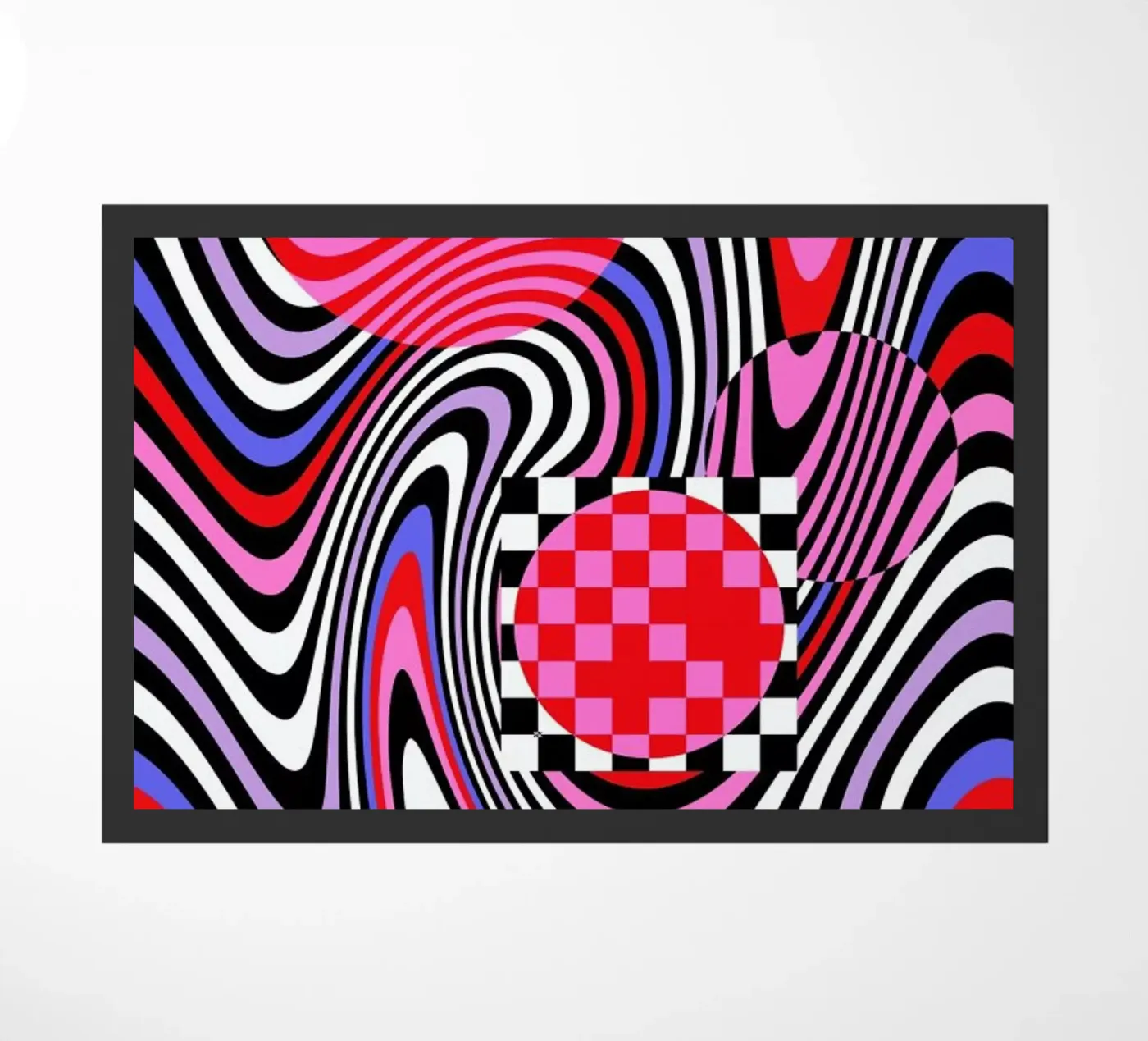 Optical Waves deurmat van La Come Di