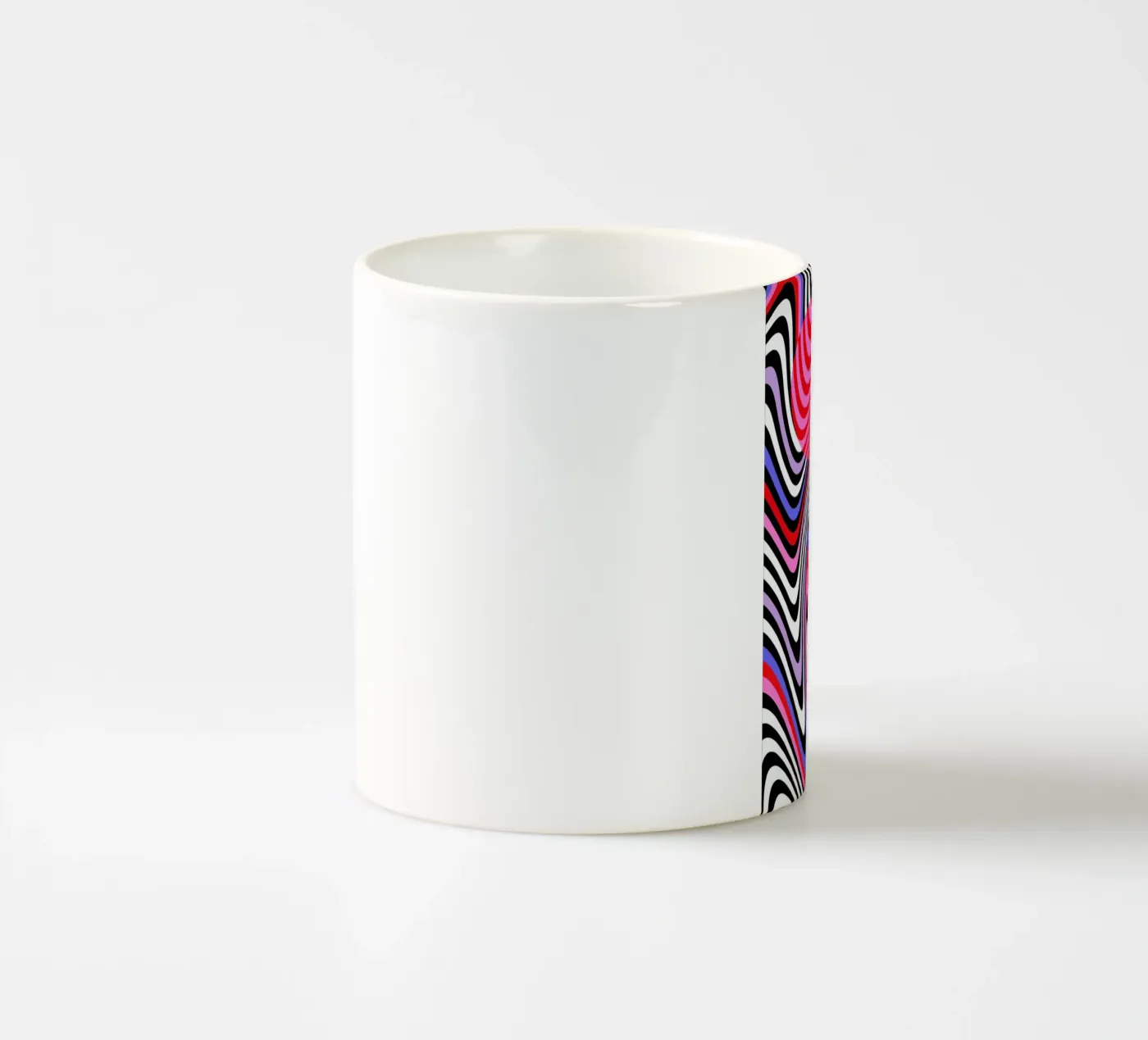 Optical Waves Keramik Tasse von La Come Di