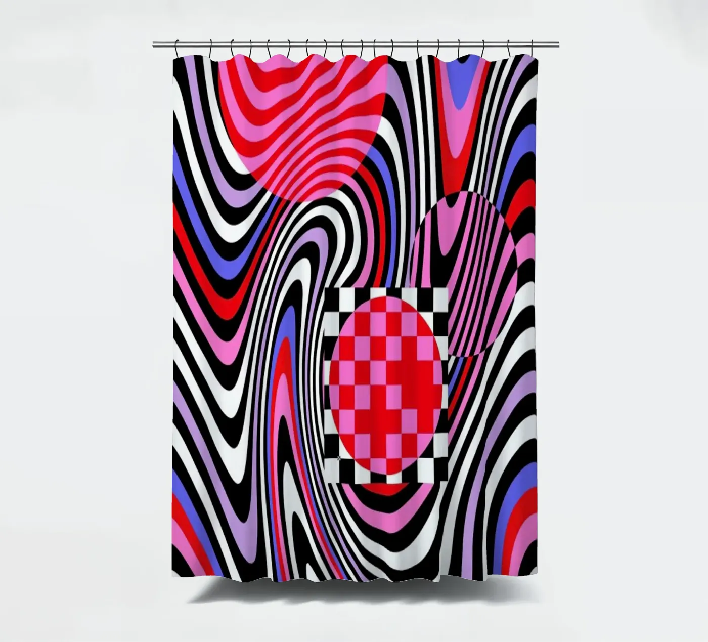 Optical Waves Duschvorhang von La Come Di