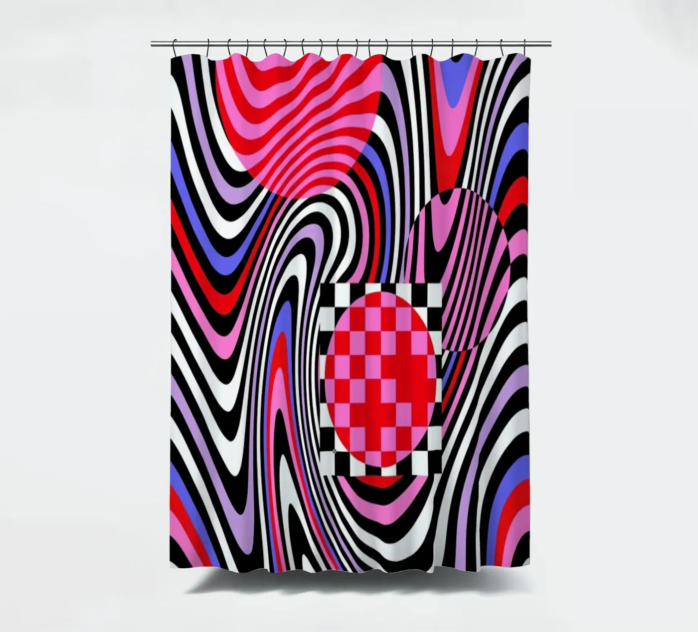 Optical Waves Duschvorhang von La Come Di