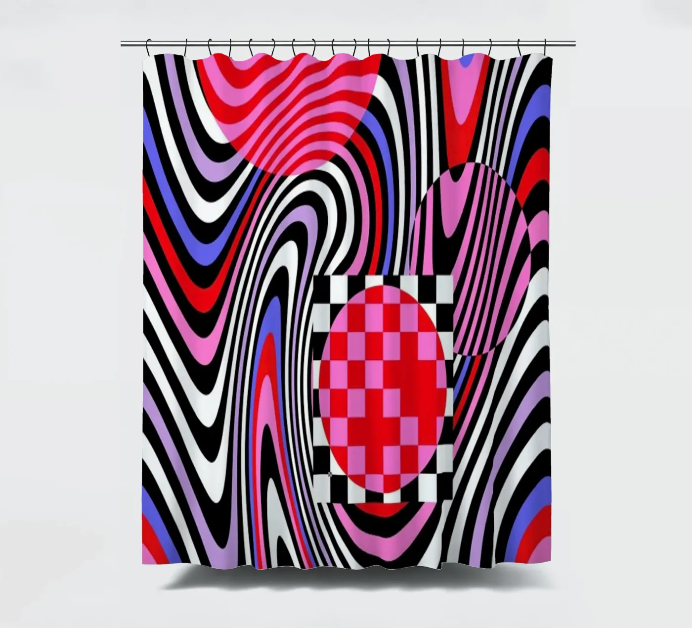 Optical Waves Duschvorhang von La Come Di