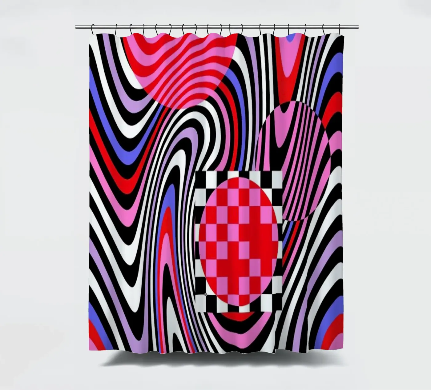 Optical Waves Duschvorhang von La Come Di
