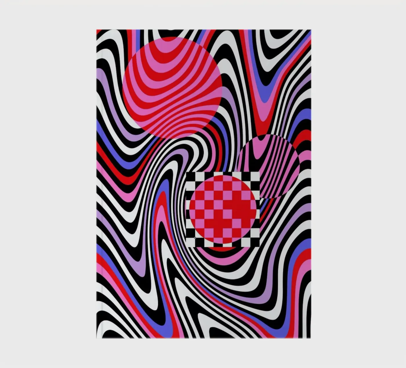 Optical Waves notebook by La Come Di
