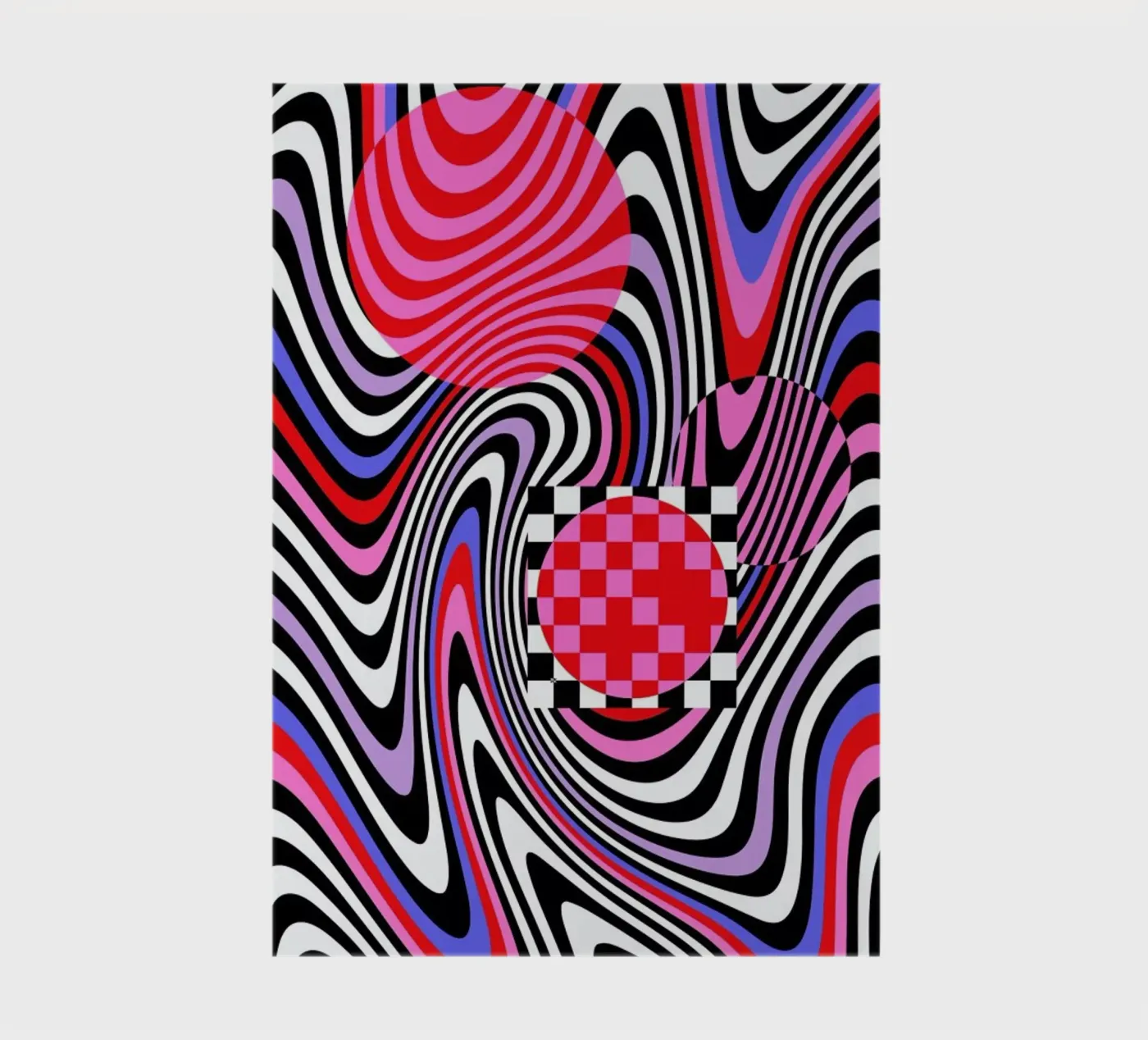 Optical Waves notebook by La Come Di
