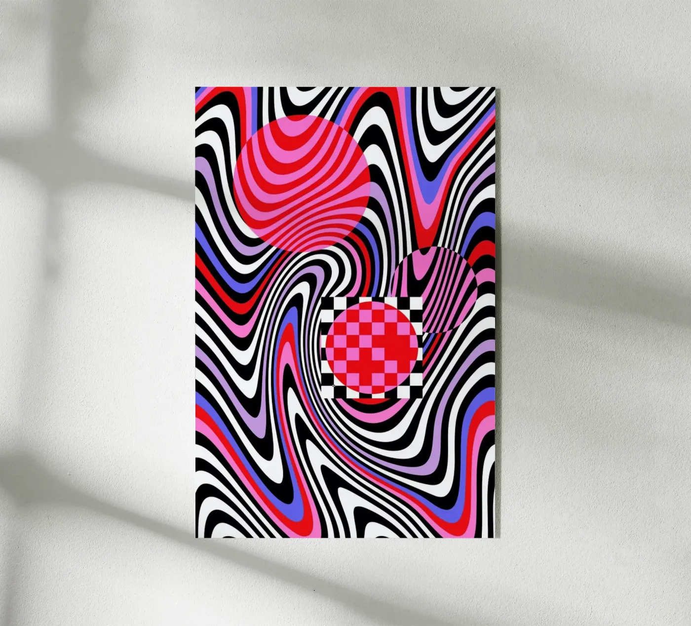 Optical Waves acrylic glass by La Come Di