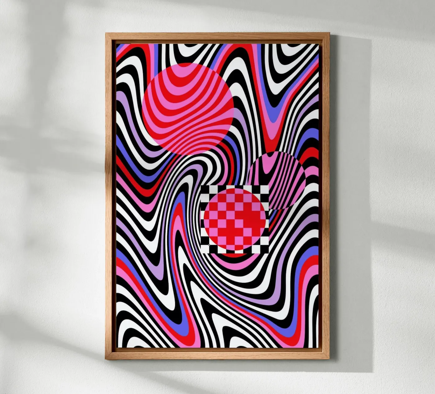 Optical Waves canvas by La Come Di