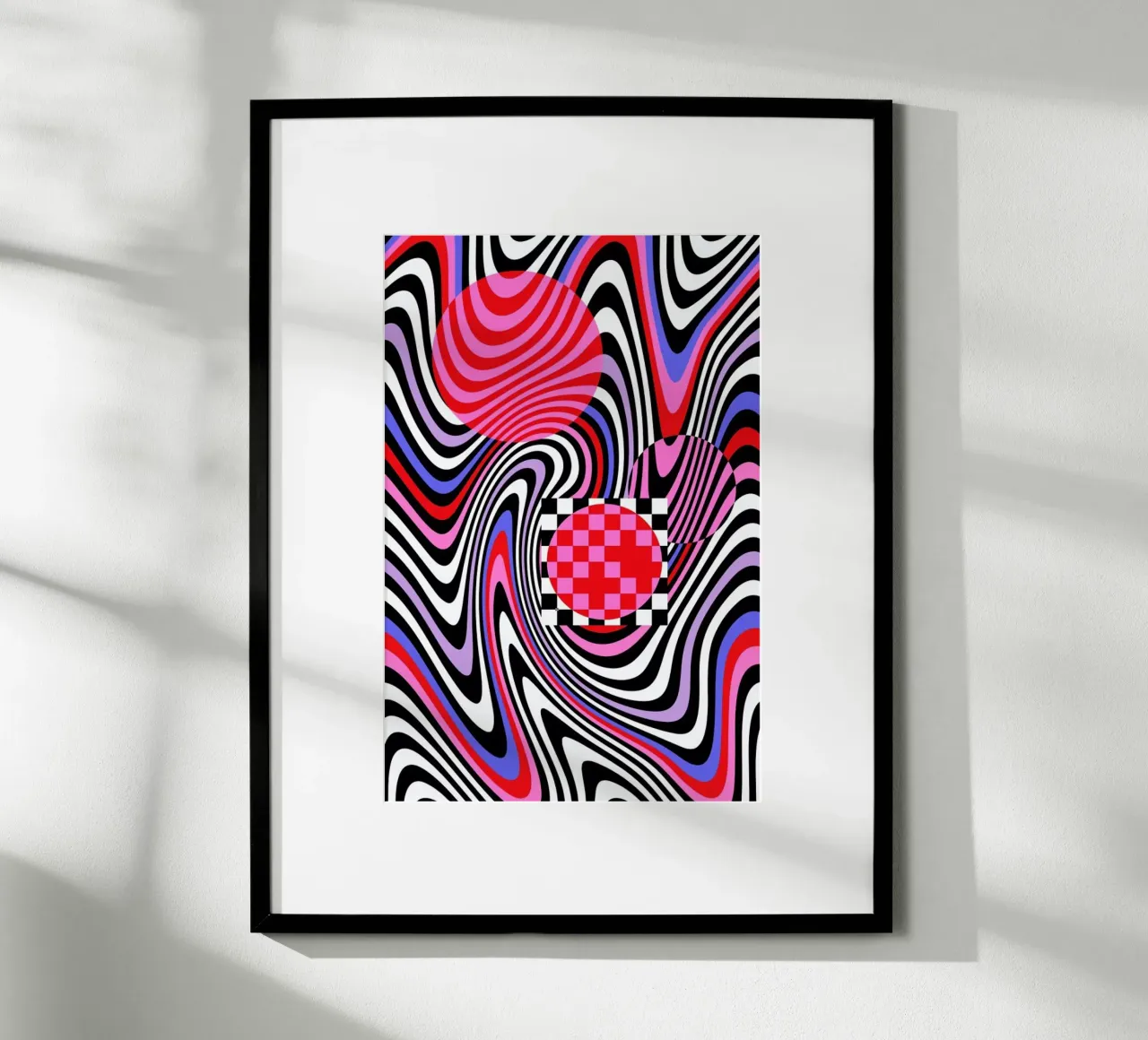 Optical Waves poster da La Come Di