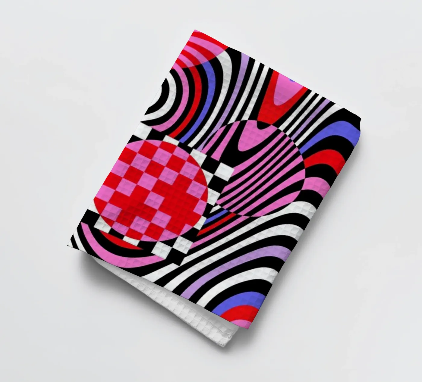 Optical Waves torchon de La Come Di