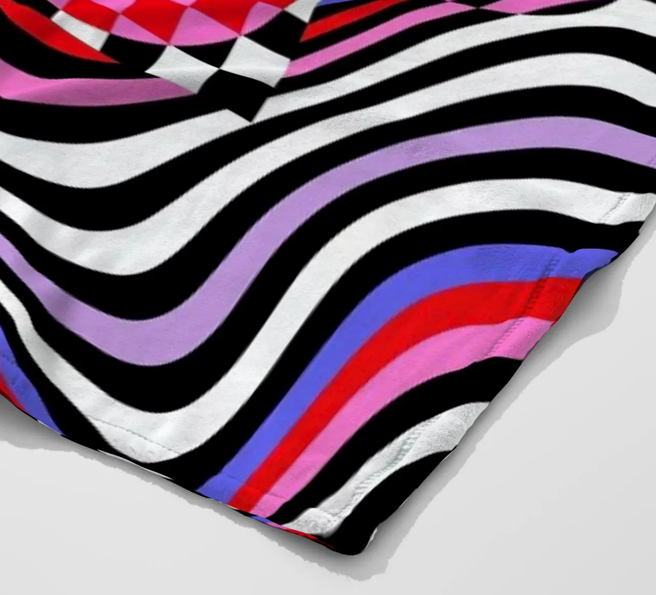 Optical Waves fleecedeken van La Come Di