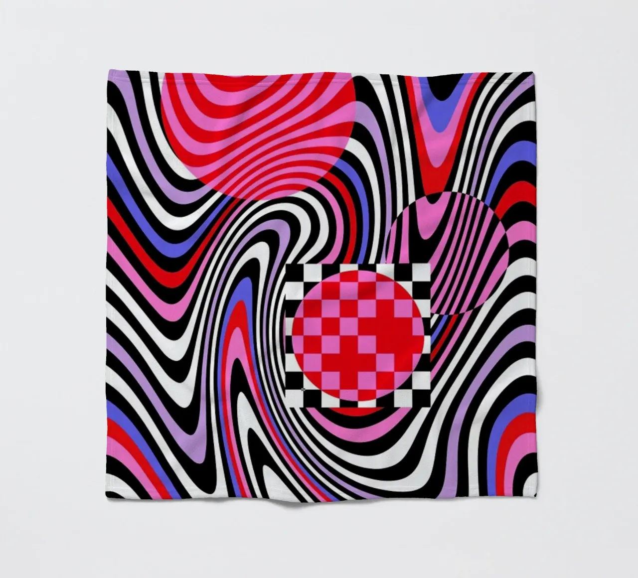 Optical Waves fleecedeken van La Come Di