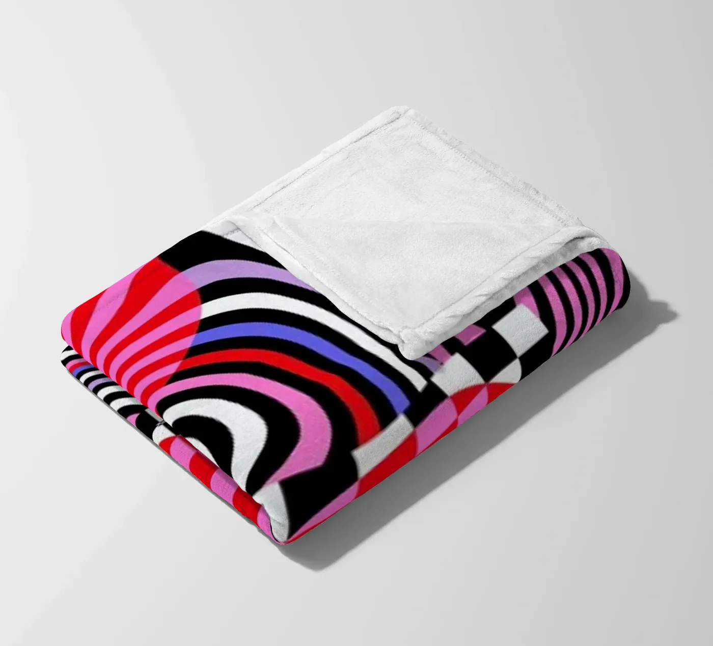 Optical Waves Fleecedecke von La Come Di