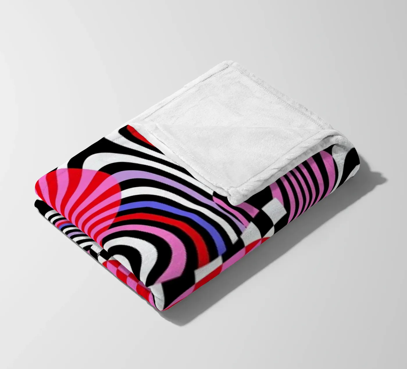 Optical Waves Fleecedecke von La Come Di