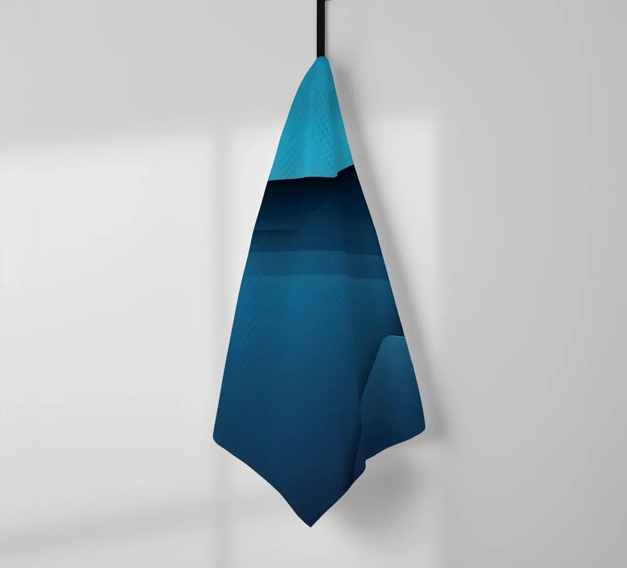 Design astratto di forme geometriche blu canovaccio da cucina da DesignDoodle