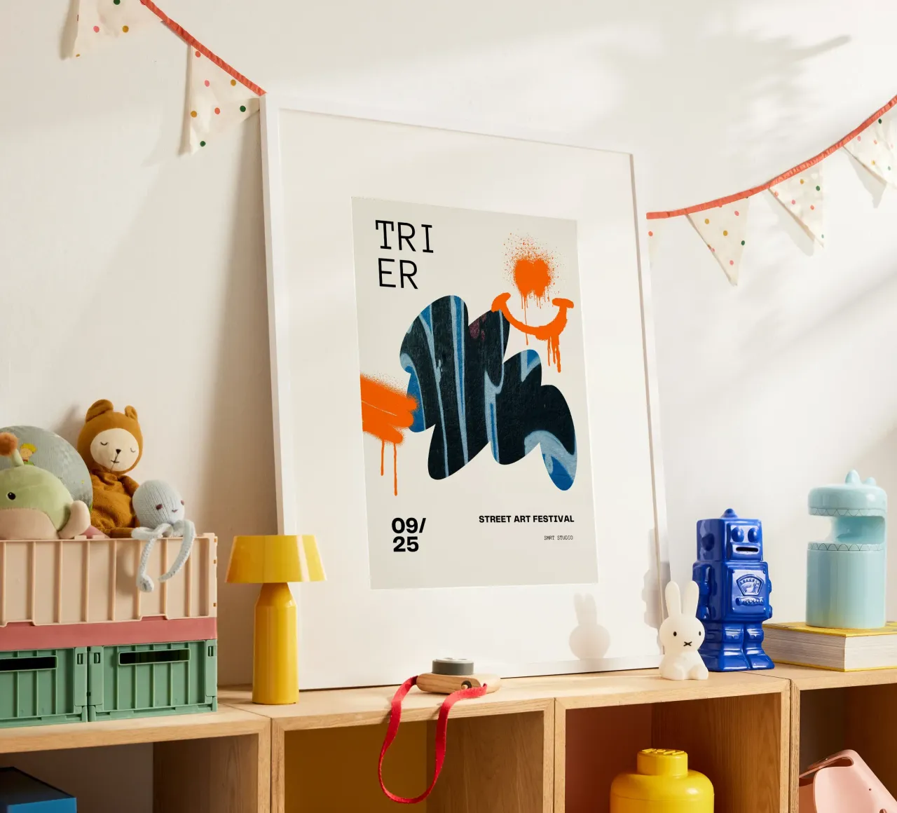 TRIER 25 poster con telaio in plastica da Einfach Uebel