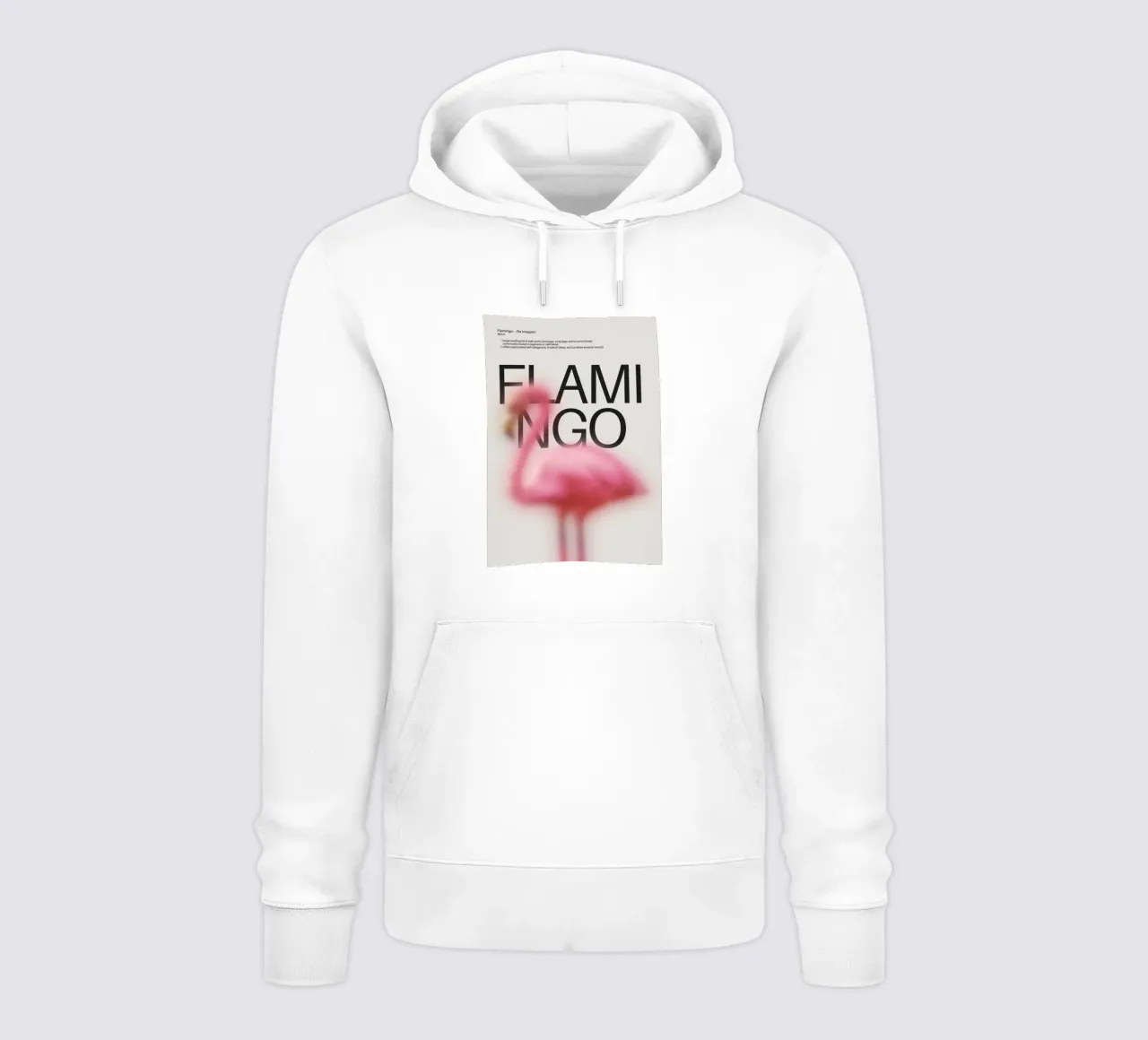 FLAMINGO felpa con cappuccio da Einfach Uebel