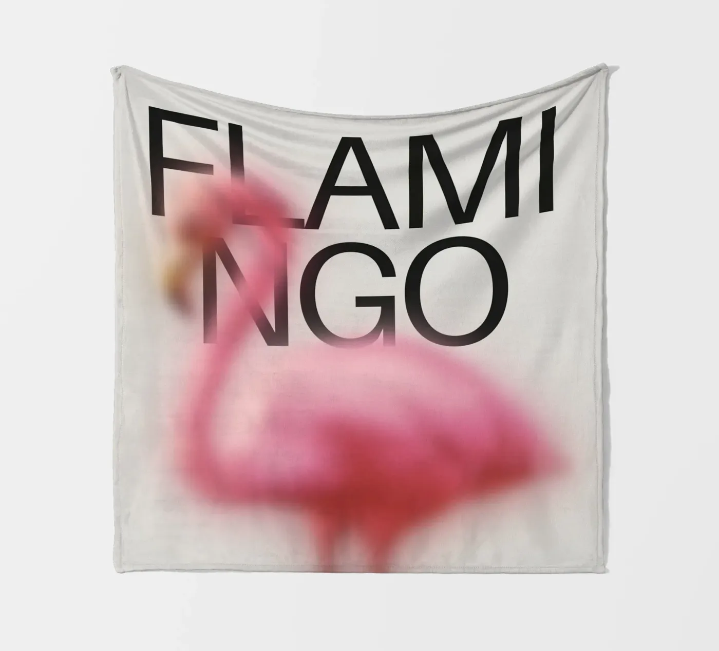 FLAMINGO fleecedeken van SMRT STUDIO